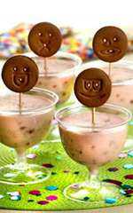 Geladinho de Iogurte com Biscoito